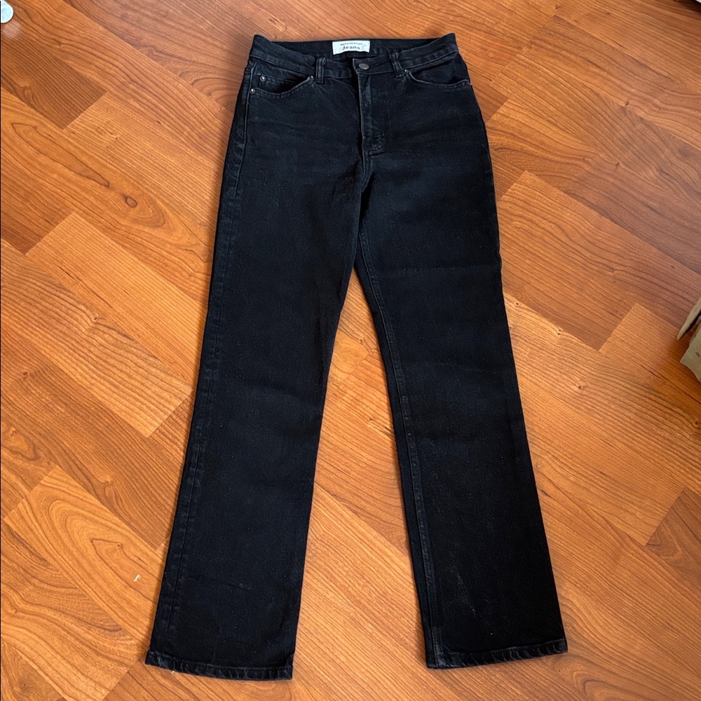 Reformation Black Hi Rise Jeans - Picture 6 of 6